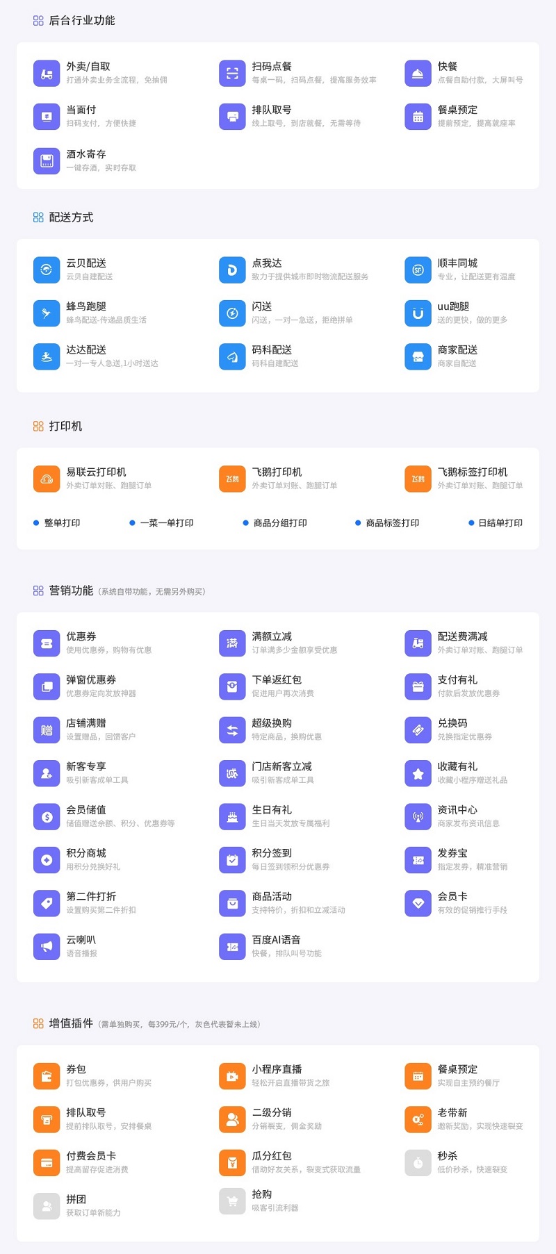云贝餐饮连锁V2版独立系统 2.1.2全插件 多端合一