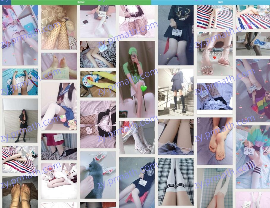 各种美腿自拍全屏预览HTML单页引流源码