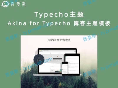 Typecho主题 Akina for Typecho 博客主题模板