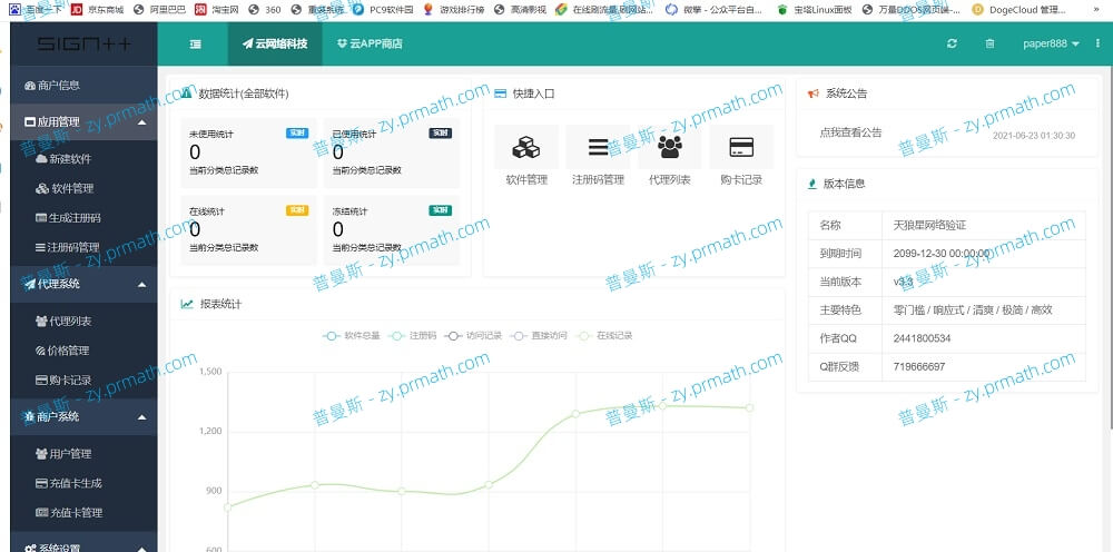 【站长亲测】全网首发天狼星网络验证源码 官方正版/内附搭建教程