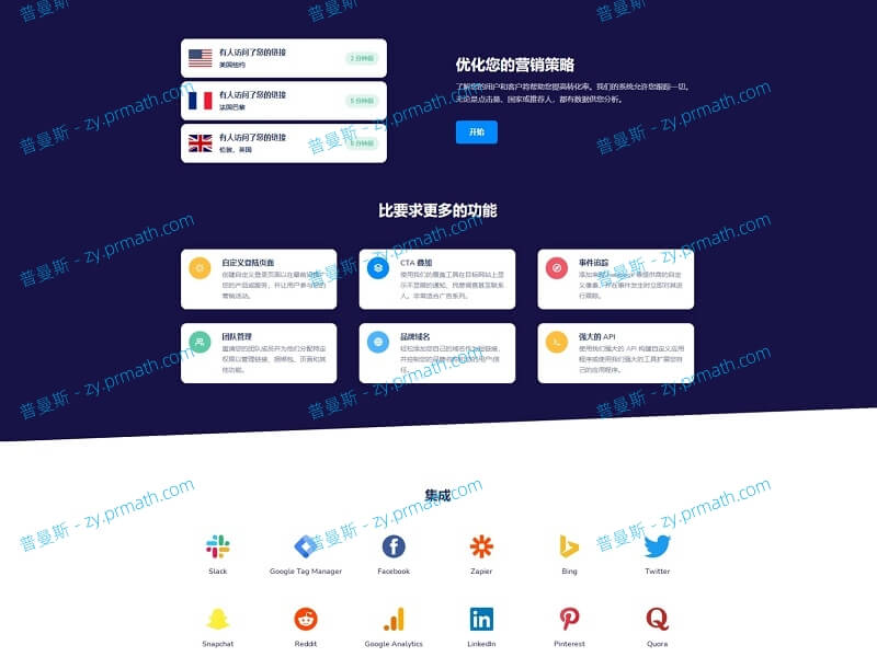 最新 Premium URL Shortener 高级域名缩短器 V6.4 + SaaS V3.6主题免授权