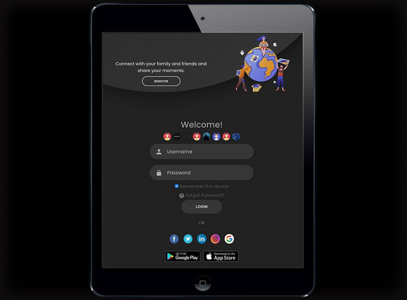 Wowonder 高级欢迎页面v1.3 有效且令人愉悦的注册登录设计