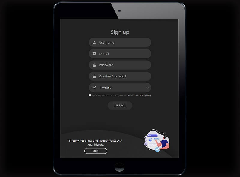 Wowonder 高级欢迎页面v1.3 有效且令人愉悦的注册登录设计