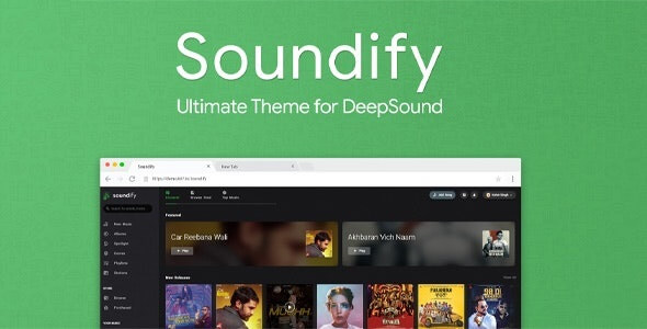 Soundify v1.4.6 DeepSound 第三方主题模板最终的深音主题