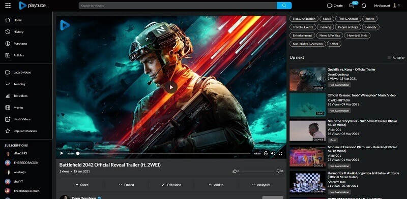 PlayTube v2.2.2 PHP快速视频上传分享程序源码