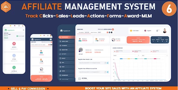 Affiliate Management System v6.0.0.1 PHP推广平台源码