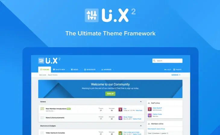 UI.X 2 2.4.0.0 Xenforo 基于UI.X主题的论坛收费主题