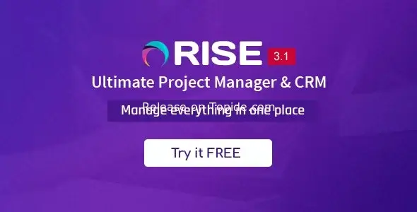 RISE v3.2.2 PHP项目管理源码 轻松与团队协作并监控项目进展
