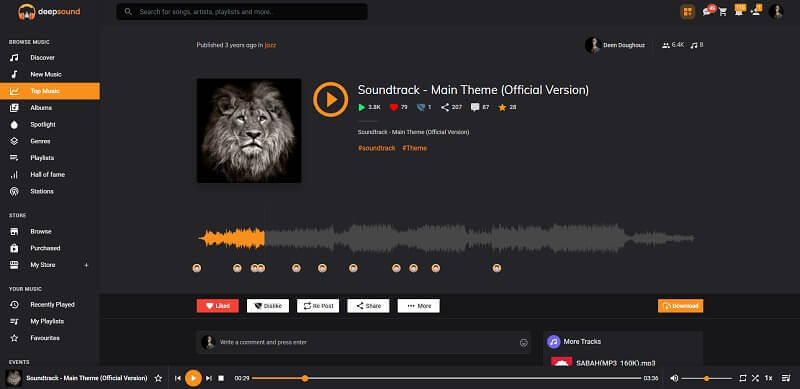 DeepSound v1.4.7 PHP音乐分享社交平台 创建自己音乐网站