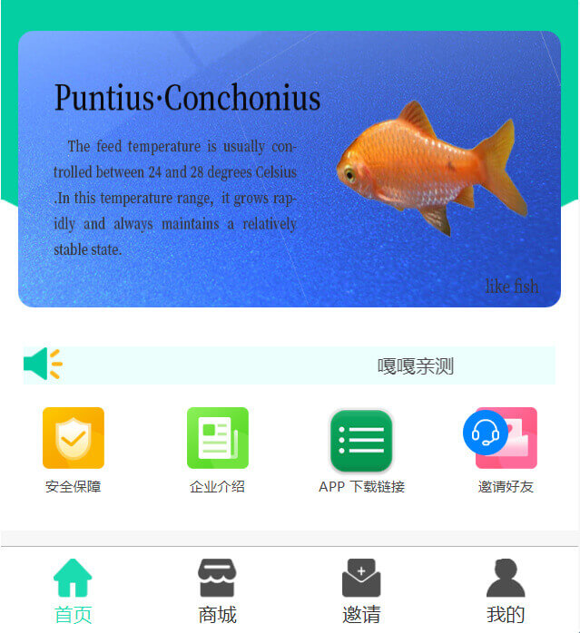 养鱼金融投资理财源码 支持商城/抽奖/投资收益/余额宝等 双语言支持中英文