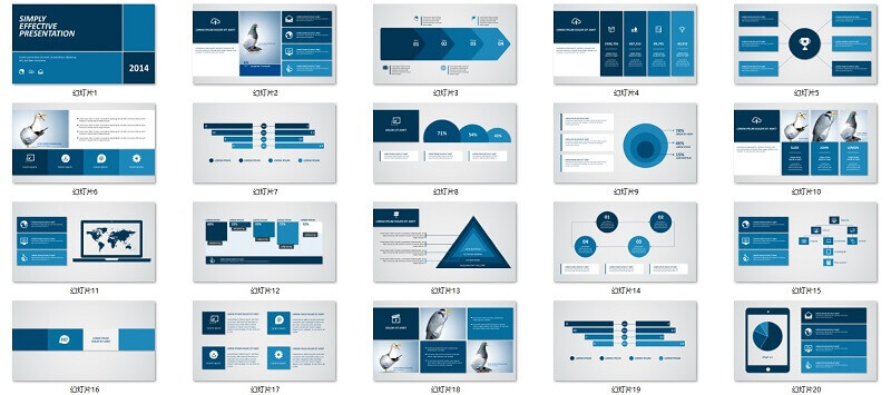 商务汇报PPT模板97套合集[PPT/PPTX/1.1GB]百度云下载