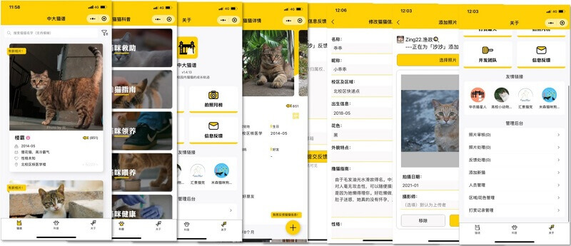 云开发校园流浪猫宠物信息登记记录和分享的微信小程序源码 带详细文本安装教程