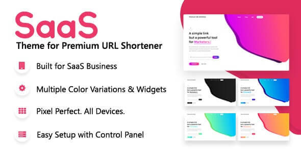 Premium URL Shortener 短网址系统的商业模板 SaaS Theme v3.8