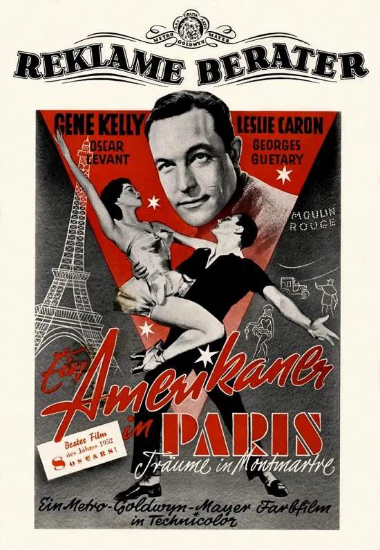 第24届(1952)奥斯卡最佳影片《一个美国人在巴黎》高清中字百度云盘下载