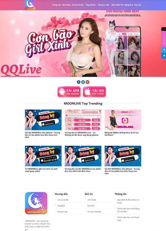 易优CMS模板 短视频展示类官网英文网站源码