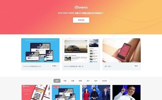WordPress 最新版 iDowns v1.8.3 无缝对接Erphpdown会员中心+在线充值+VIP开通+卡密插件