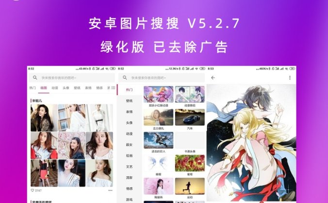 安卓图片搜搜 V5.2.7 绿化版 已去除广告