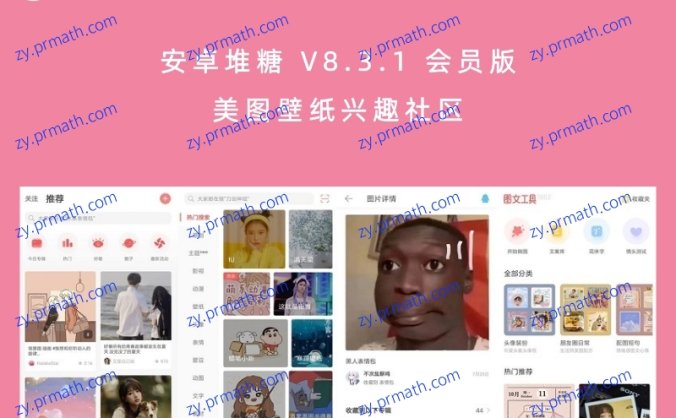 安卓堆糖 V8.3.1 会员版 美图壁纸兴趣社区