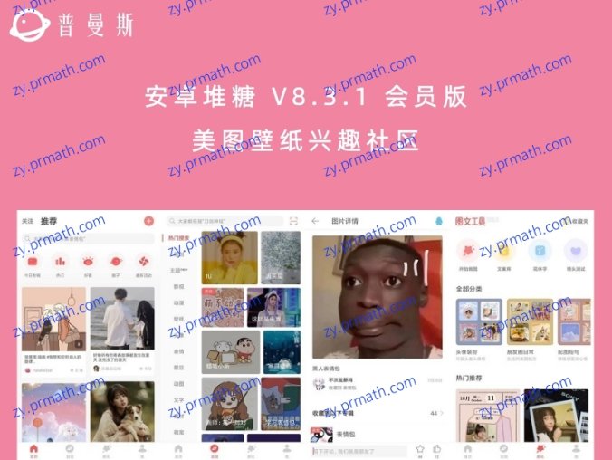 安卓堆糖 V8.3.1 会员版 美图壁纸兴趣社区