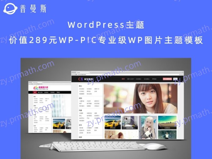 WordPress主题 价值289元WP-PIC专业级WP图片主题模板