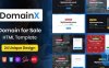 HTML 域名出售模板 DomainX v2.0 帮助您展示您的待售域名