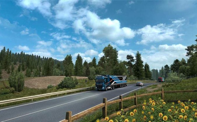 《欧洲卡车模拟2》v1.47.2.6s中文版 一款很受欢迎的模拟卡车驾驶的游戏