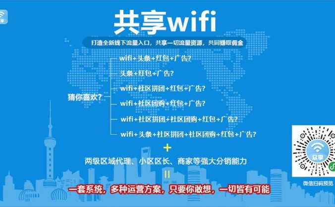 WiFi分销多开版v5.0.0+小程序前端源码下载(模块版)