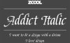 【站酷意大利体 ZCOOL Addict Italic】站酷冠名首款西文字库