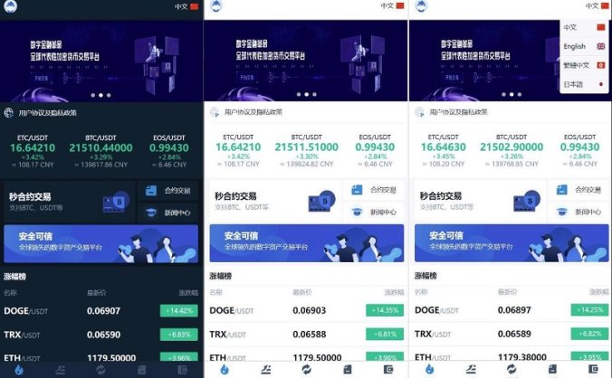 交易所系统源码 合约交易所源码 多语言交易所系统源码 币币交易 秒合约 支持BTC