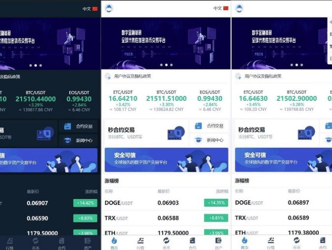 交易所系统源码 合约交易所源码 多语言交易所系统源码 币币交易 秒合约 支持BTC