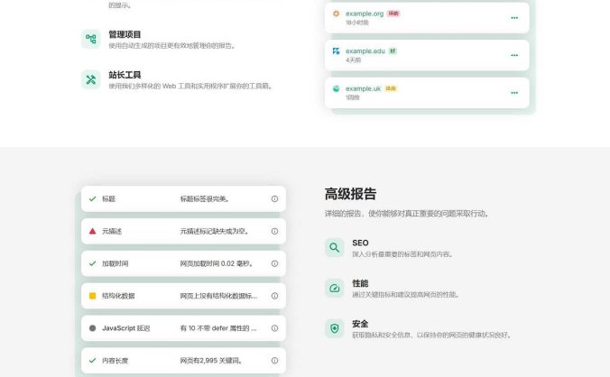 高级SEO优化在线优化检测分析源码 英文版