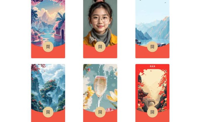 红包封面生成工具 AI一键生成微信红包封面系统源码 微信红包封面